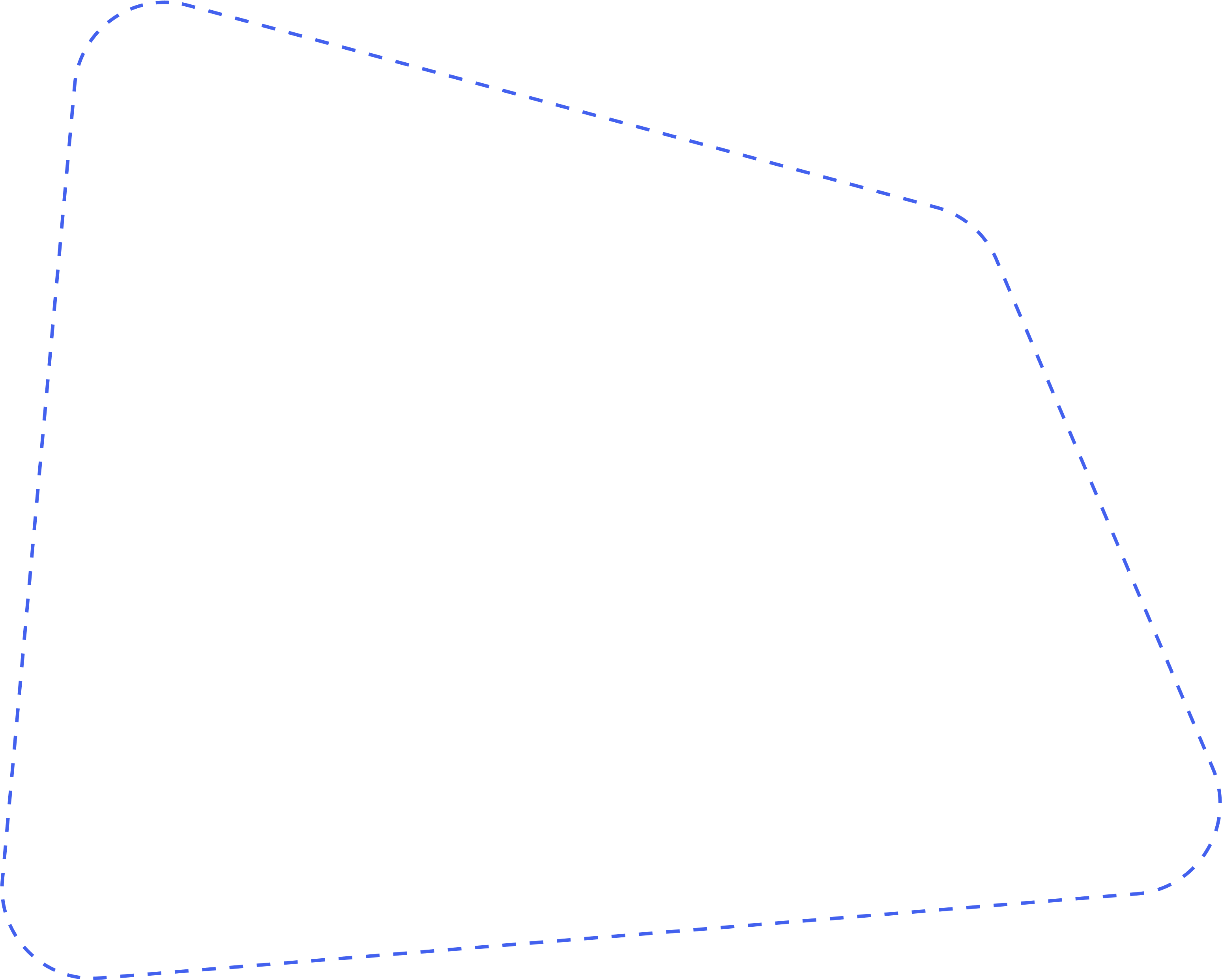 Blue dashed sqare